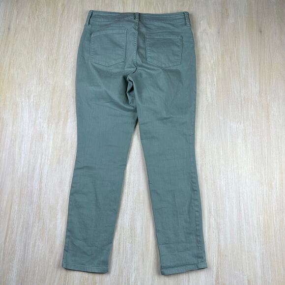 NYDJ Alina Convertible Ankle Mid Rise Straight Stretch Casual Everyday Jeans 8 - Picture 6 of 16